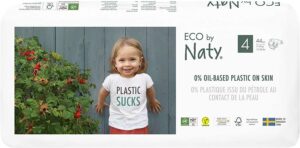 pamperi Eco by Naty, izmērs 4, 7-18 kg, 2x44gab.(88gab.)