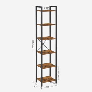 grāmatu plaukts 40 x 30 x 187.5 cm