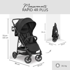 rati Hauck Rapid 4R Plus Buggy, Melni