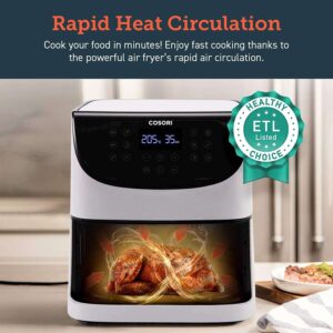 Karstā gaisa friteris Cosori Air Fryer 5.5L XXL Balts