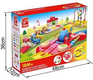 Koka rotaļlieta dzelzceļš Hape 3826
