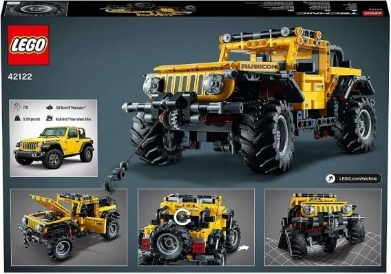 LEGO 42122 Technic Jeep Wrangler 4x4 Toy Car