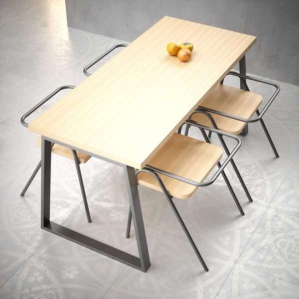 Metāla galda kājas, 2 gab., 500mm x 700mm, Antracīts