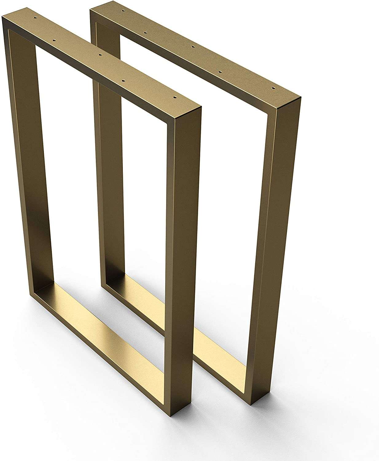 Metāla galda kājas, 2 gab., 600mm x 720mm Zelta krāsā