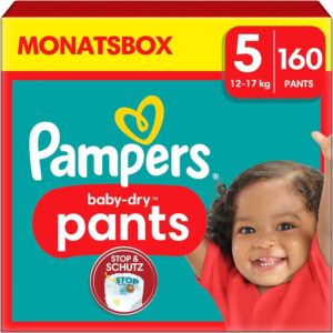 pampers baby dry pants 5 12 17 kg 132gab. (vācija)