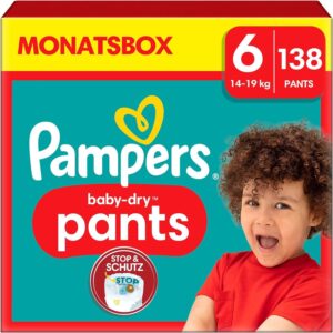 pampers baby dry pants 6 15+ kg 116gab. (vācija)