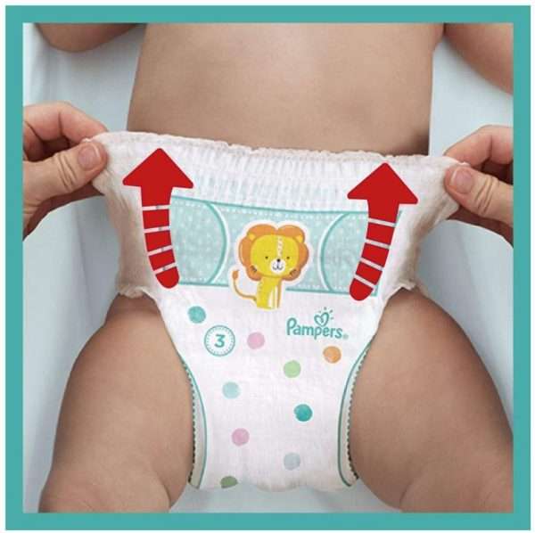 pamperi Pampers Baby-Dry Pants, izmērs 3, 6-11 kg, 180gab.