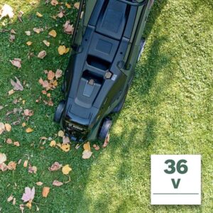 Zāles pļāvējs Bosch UniversalRotak 36-560, 36cm, līdz 560m², ar akumulatoru (2x2.0Ah)