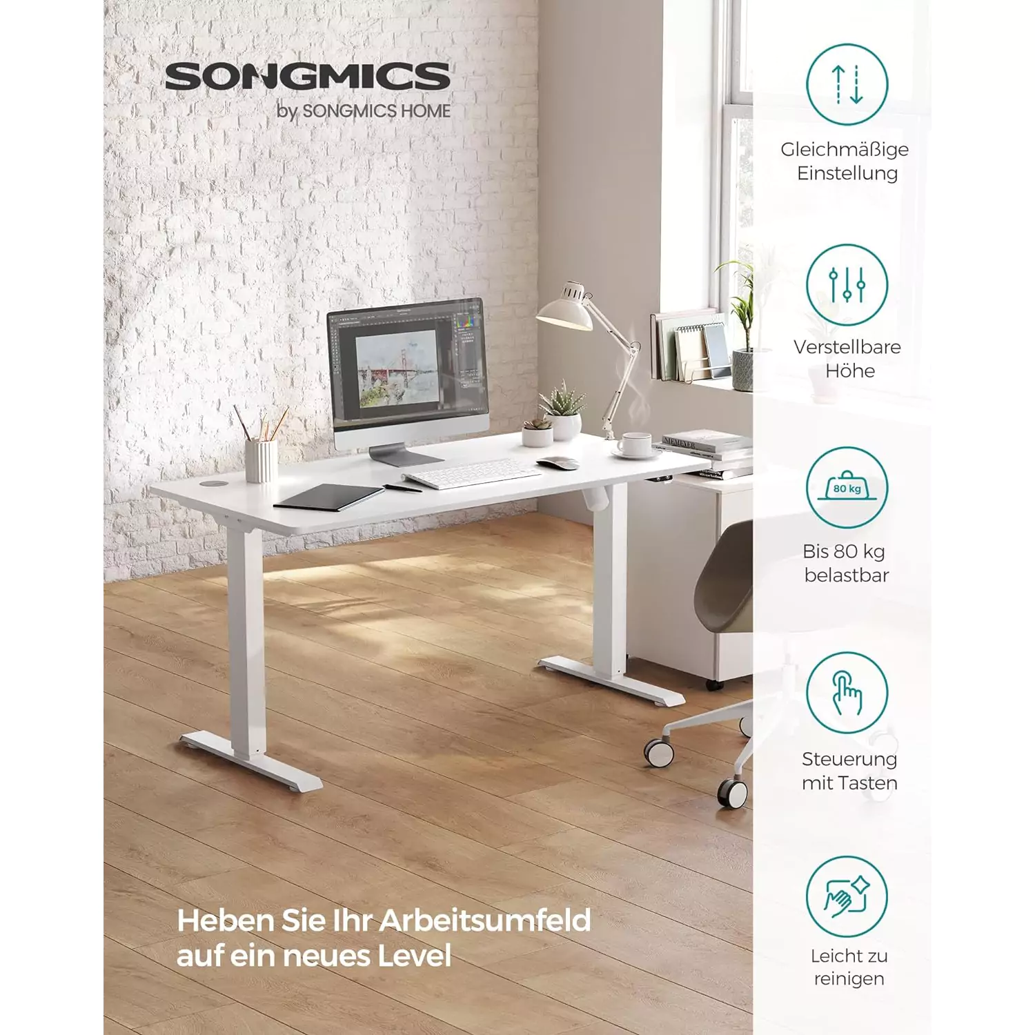 Songmics desk outlet