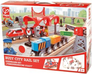 dzelzceļš Hape Traffic City Railway Set