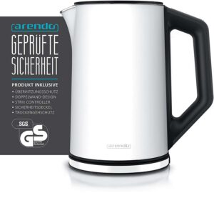Arendo 304290 tējkanna ar temperatūras regulēšanu 1.5 L, 2200 W, Balta 3 Arendo tējkanna 1.5 L, 2200 W, Balta
