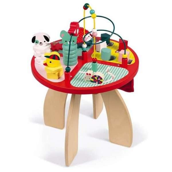 attīstošā rotaļlieta janod j08018 baby forest aktivitāšu galds1