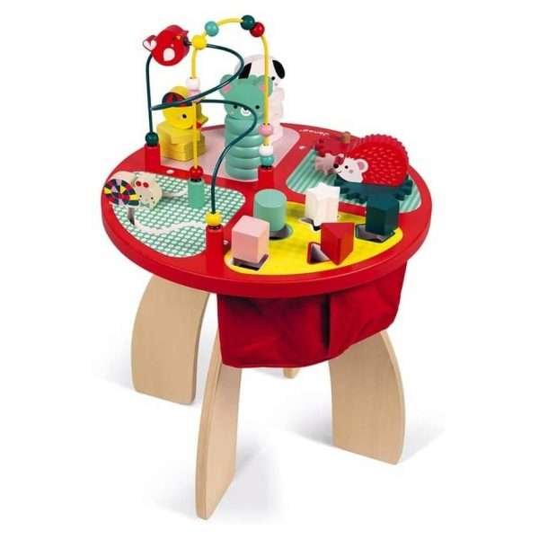 attīstošā rotaļlieta janod j08018 baby forest aktivitāšu galds2