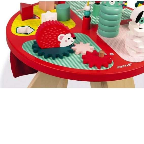 attīstošā rotaļlieta janod j08018 baby forest aktivitāšu galds3