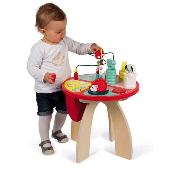 attīstošā rotaļlieta janod j08018 baby forest aktivitāšu galds4