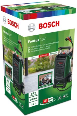 Bezvadu augstspiediena mazgātājs Bosch Fontus 18V