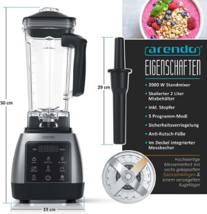 Blenderis Arendo 304940, 2000W