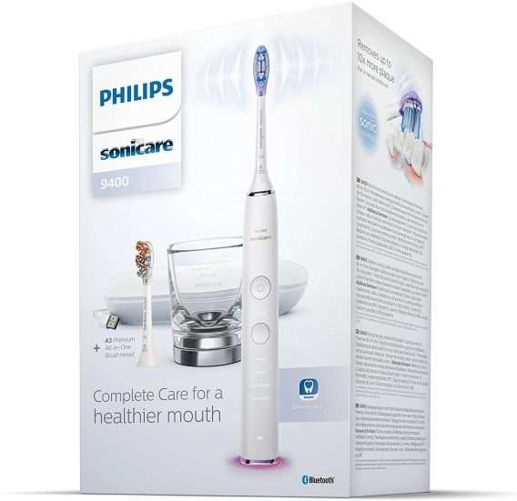 Elektriskā zobu birste Philips Sonicare DiamondClean 9400 HX9917-89, balta