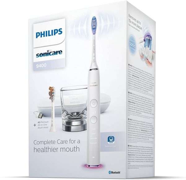 Elektriskā zobu birste Philips Sonicare DiamondClean 9400 HX9917-89, balta