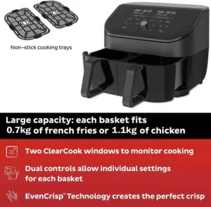 friteris Instant Vortex Plus Double 7.6L