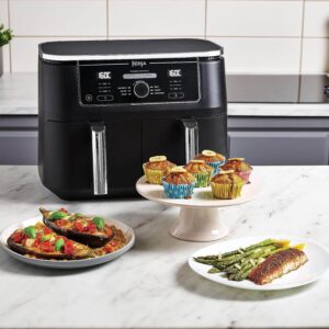 karstā gaisa friteris ninja foodi max dual zone air fryer af400eu, 9.5 l