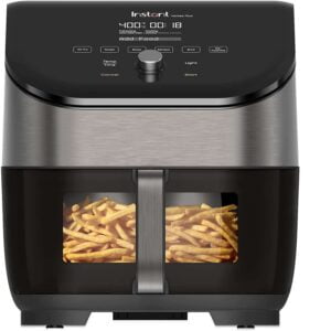 karstā gaisa friteris instant pot 6qt vortex plus clearcook 5.7l nerūsējoša tērauda