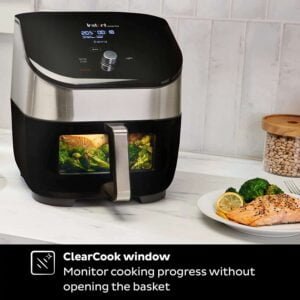 karstā gaisa friteris instant pot 6qt vortex plus clearcook 5.7l nerūsējoša tērauda3
