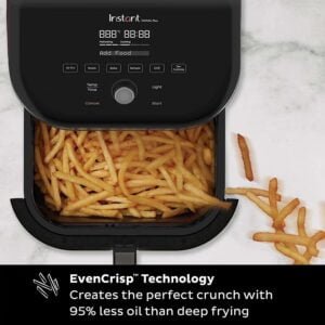 karstā gaisa friteris instant pot 6qt vortex plus clearcook 5.7l nerūsējoša tērauda5