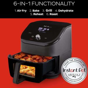 karstā gaisa friteris instant pot 6qt vortex plus clearcook 5.7l1