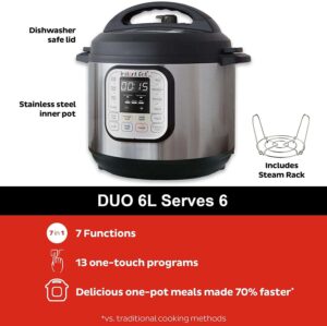 multivārāmais katls instant pot ip duo60, 7in1, 5.7 l, 1000 w1