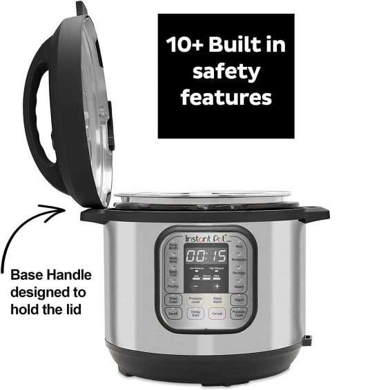 Instant Pot Duo 7-in-1 Electric Pressure Cooker 6 Qt 5.7 Litre 1000W