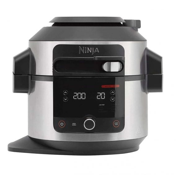 multivārāmais katls ninja foodi 11in1 smartlid ol550 6l pressure cooker hot air fryer