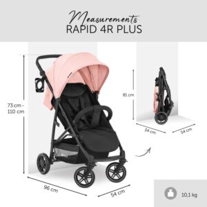 Rati Hauck Rapid 4R Plus Buggy, Rozā