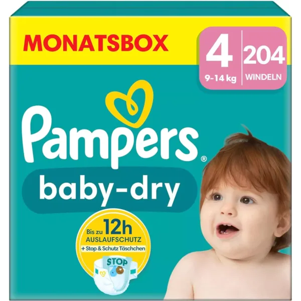 pampers baby dry 4 9 14kg 204 gab vacija 66c4ecf79eca8