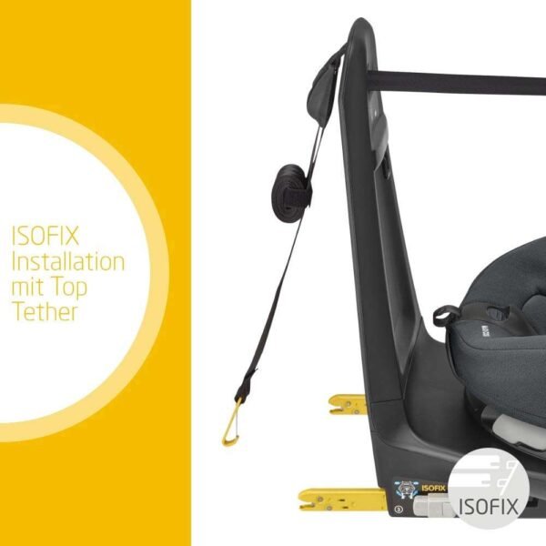 autokrēsliņš maxi cosi axissfix 360° rotējošs ar isofix1
