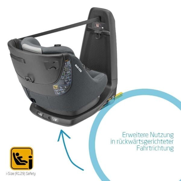 autokrēsliņš maxi cosi axissfix 360° rotējošs ar isofix3