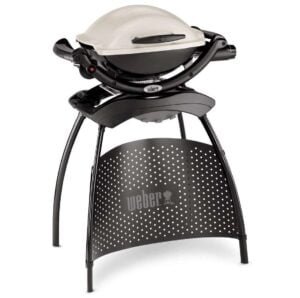 gāzes grils weber q 1000 titanium ar statīvu