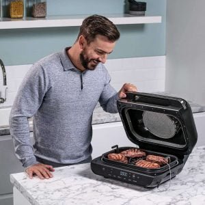 karstā gaisa friteris, grils ninja foodi max ag551eu grill & hot air fryer3