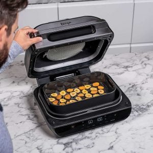 karstā gaisa friteris, grils ninja foodi max ag551eu grill & hot air fryer4