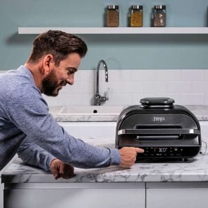 karstā gaisa friteris, grils ninja foodi max ag551eu grill & hot air fryer5