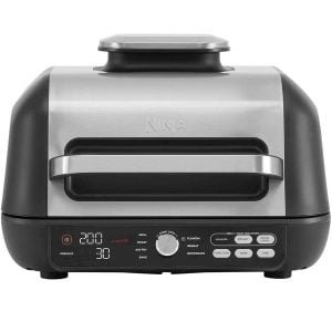 karstā gaisa friteris, grils ninja foodi max pro grill & hot air fryer ag651eu