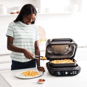karstā gaisa friteris, grils ninja foodi max pro grill & hot air fryer ag651eu4