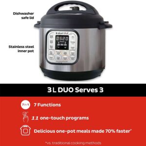 multivārāmais katls instant pot duo mini 3 2