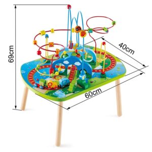 attīstošā rotaļlieta hape e3824 jungle adventure aktivitāšu galds3