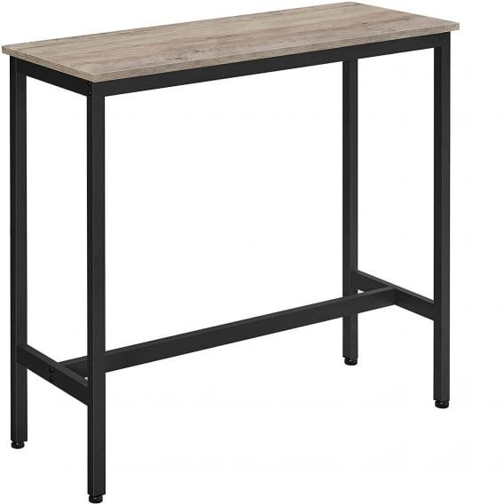 bāra galds industrial 100 x 40 x 90 cm lbt010b02 pelēks melns