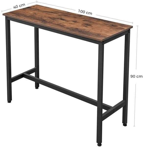 bāra galds industrial 100 x 40 x 90 cm lbt10x4
