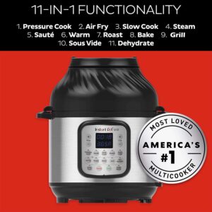 Instant Pot Duo Crisp + Hot Air Fryer 11in1 5.7 L 1200W
