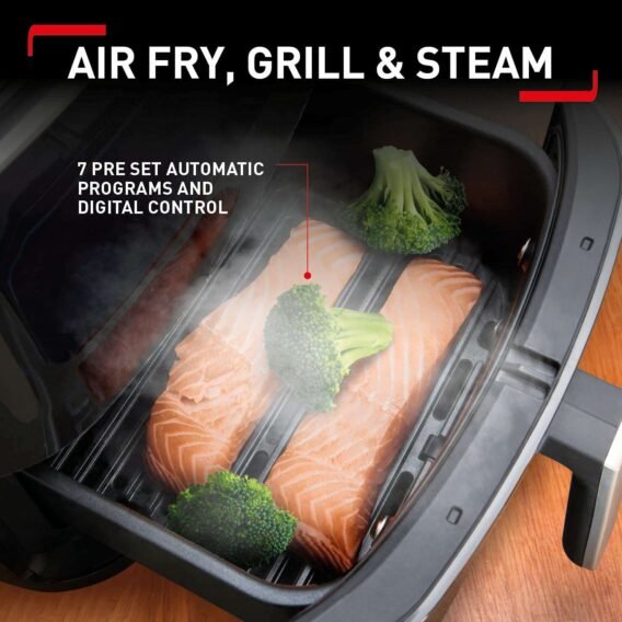 Karstā gaisa friteris, grils Tefal FW2018 Easy Fry Grill & Steam 3in1 6.5 L
