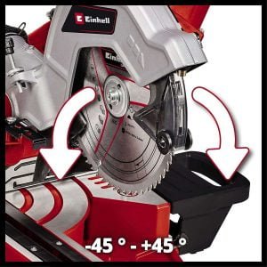 leņķzāģis einhell te sm 216 1800 w zāģā asmens diametrs 216mm 4300865 3
