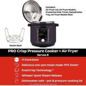 multivārāmais katls instant pot pro crisp 11in1 1500w 7.6l2